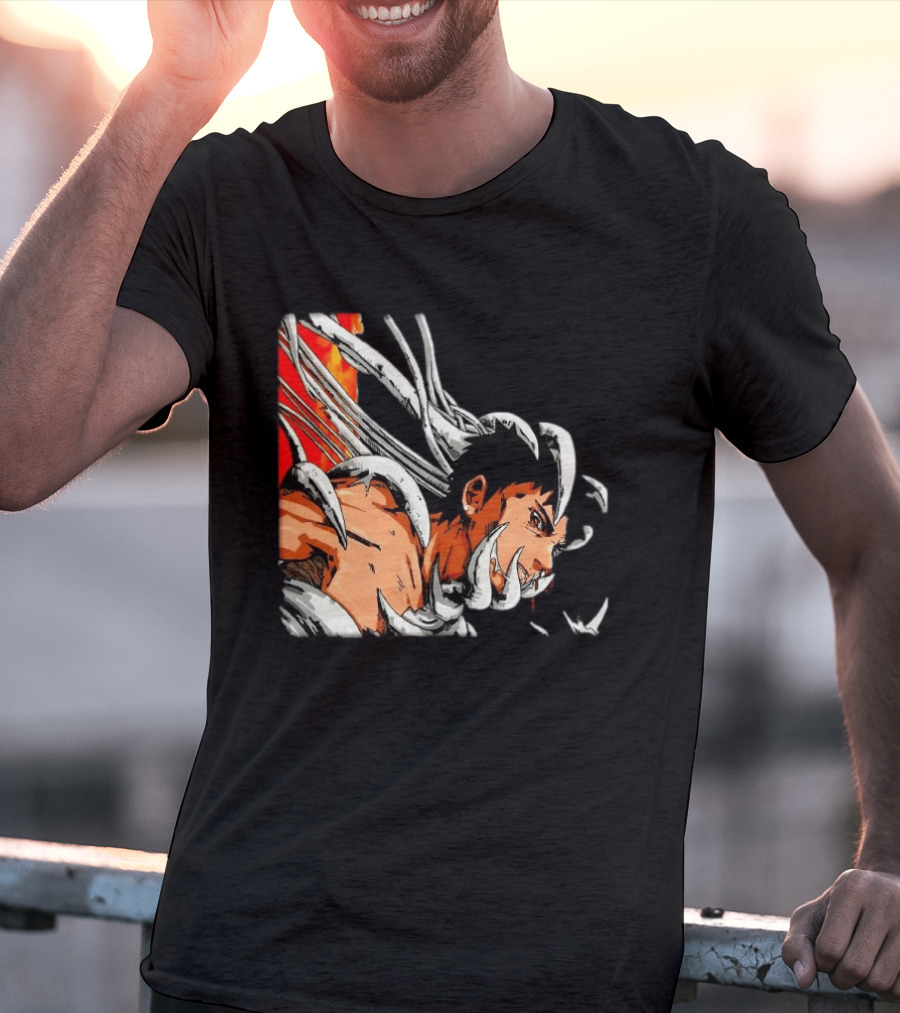 Obito Battle Mode Fourth Great Ninja War Scene Naruto Anime T-Shirt