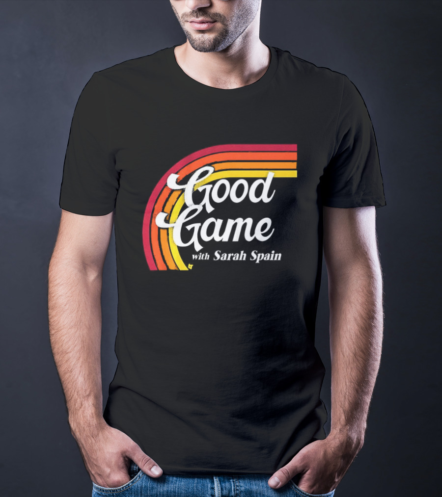 Good Game With Sarah Spain Vintage Rainbow T-Shirt