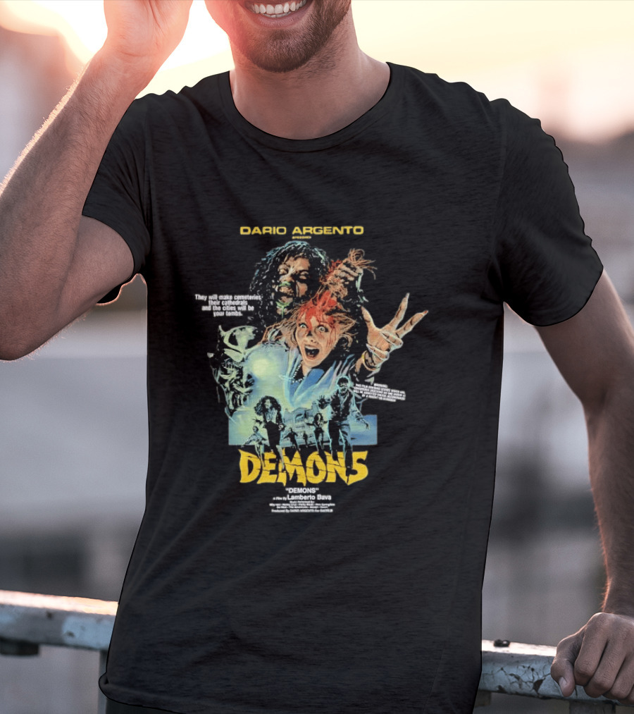 Dario Argento Demons Orgy Of Bloodshed Lamberto Bava Cult Horror Film T-Shirt