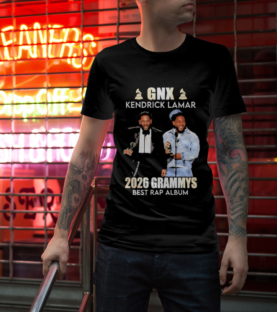 Kendrick Lamar GNX 2026 Grammys Best Rap Album T-Shirt