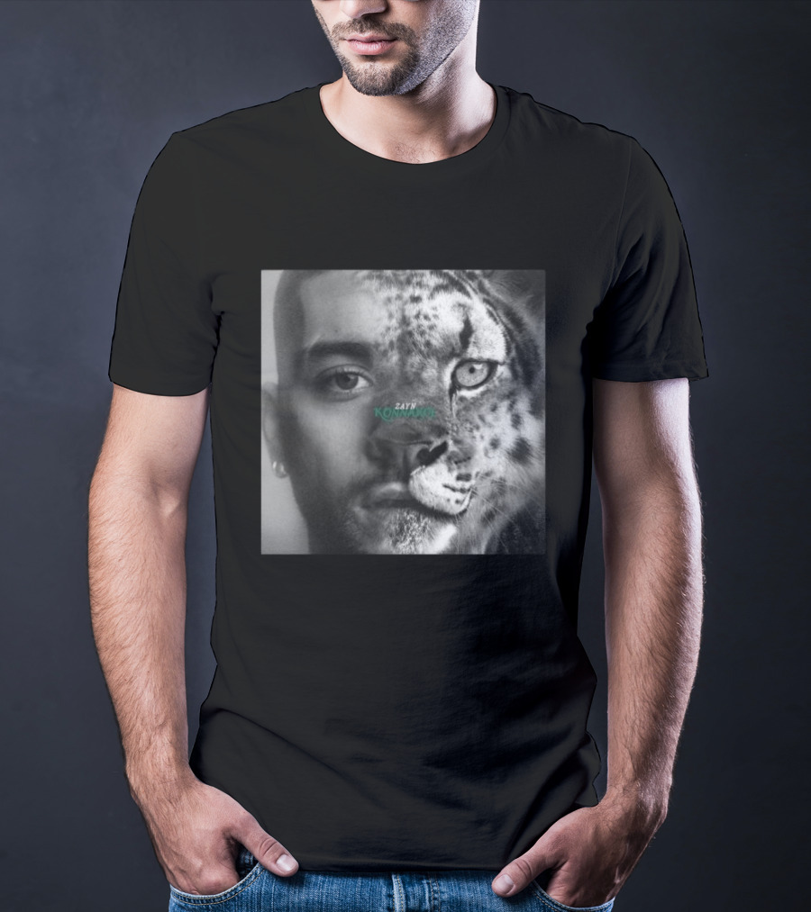 Zayn Konnakol Half Human Half Leopard Face T-Shirt
