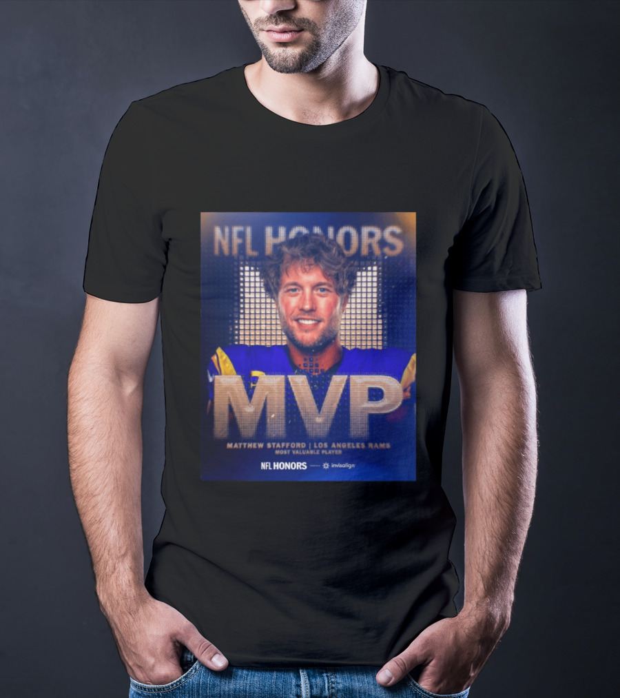 Matthew Stafford NFL Honors MVP Los Angeles Rams Most Valuable Player 2025 T-Shirt
