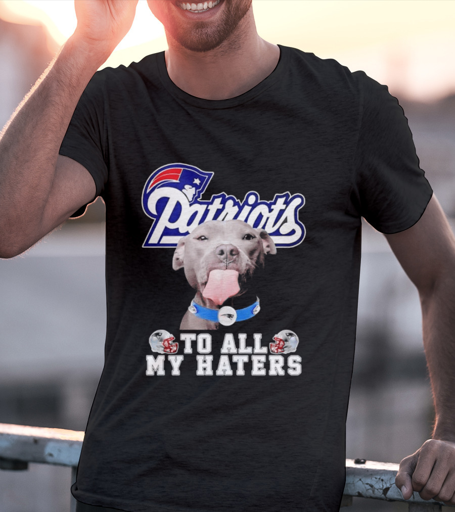 Patriots Pitbull To All My Haters NFL Fan T-Shirt