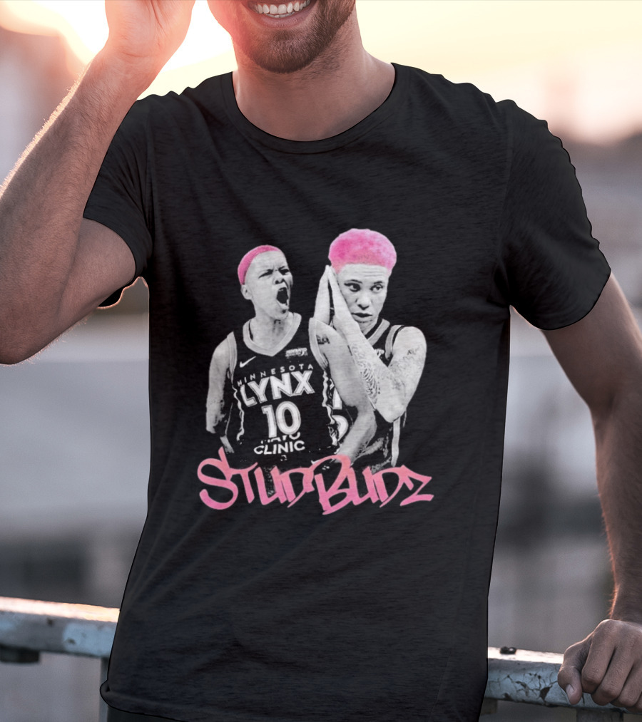 Courtney Williams Natisha Hiedeman Studbudz Minnesota Lynx WNBA T-Shirt