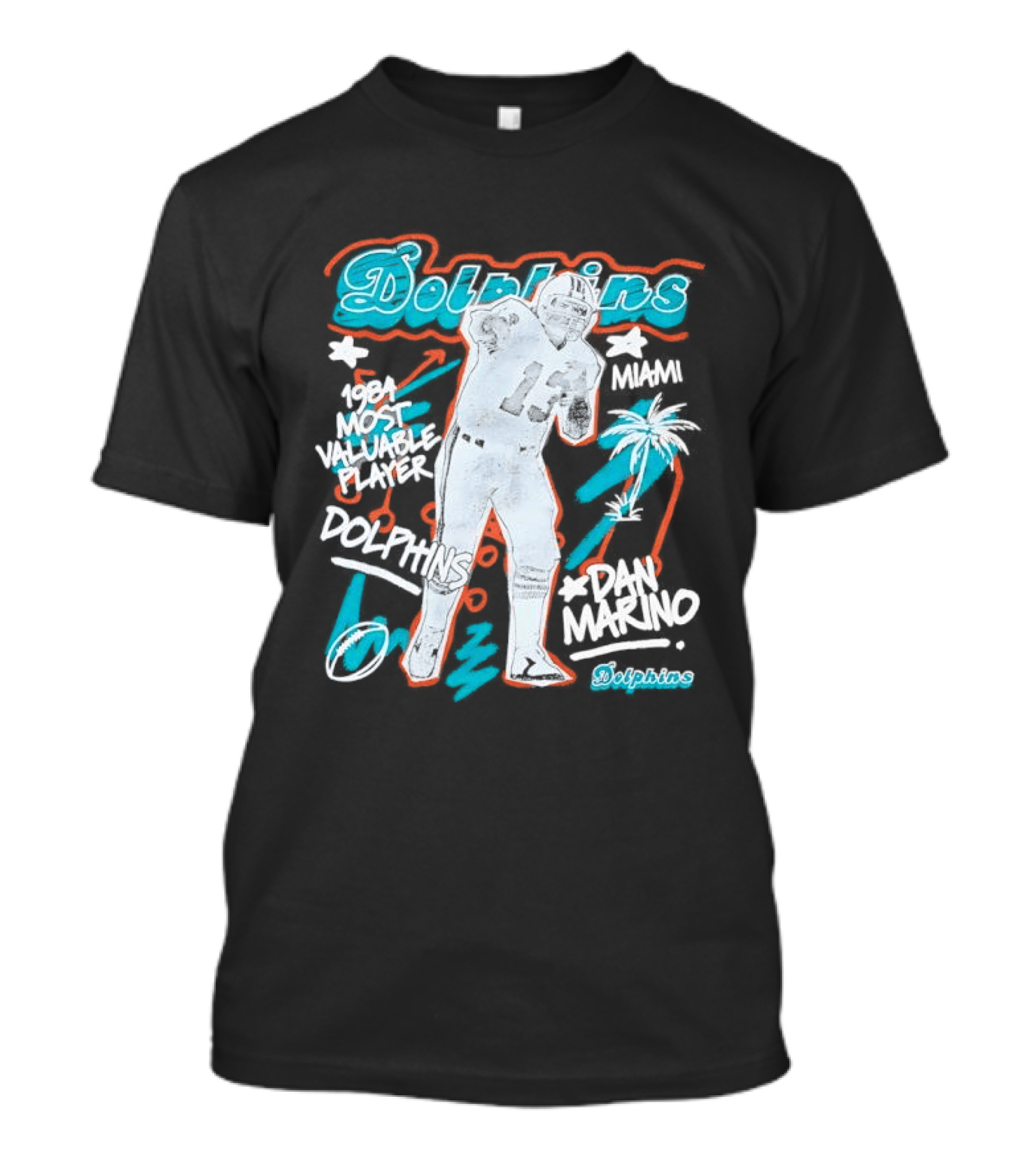 Dan Marino Dolphins MVP Miami 1984 Most Valuable Player T-Shirt