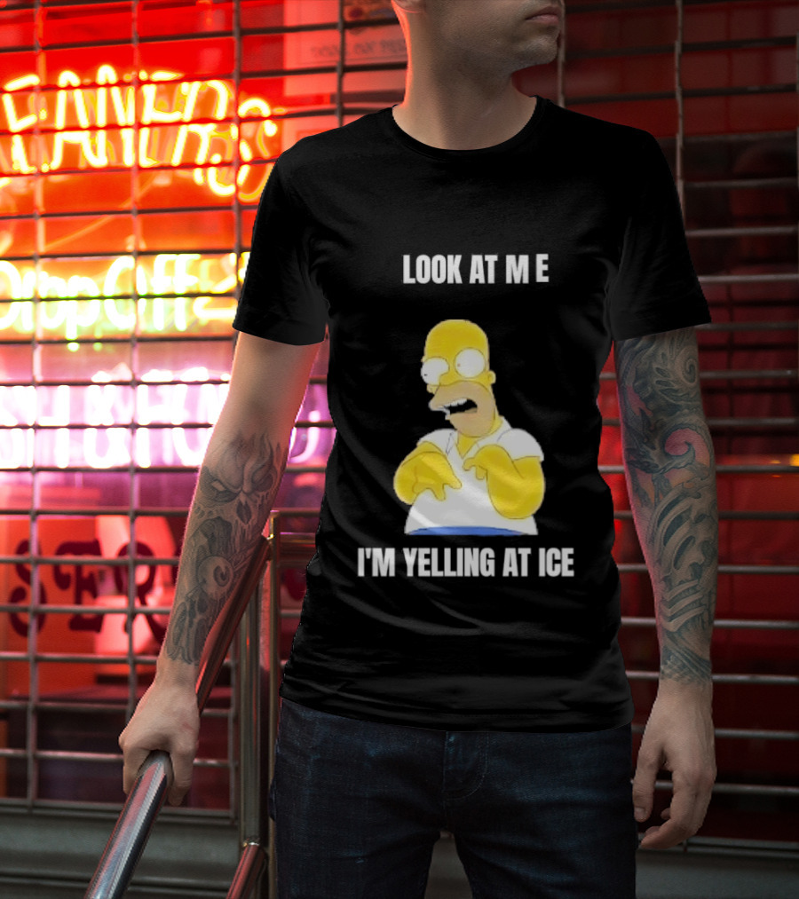 Homer Simpson Look At Me I'm Yelling At Ice T-Shirt