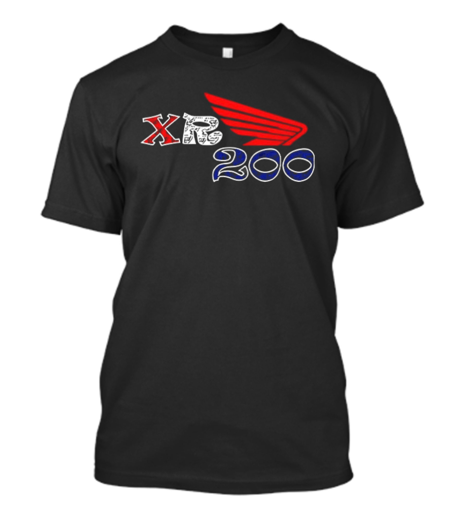 Honda XR200 Red Wing Motocross Racing T-Shirt