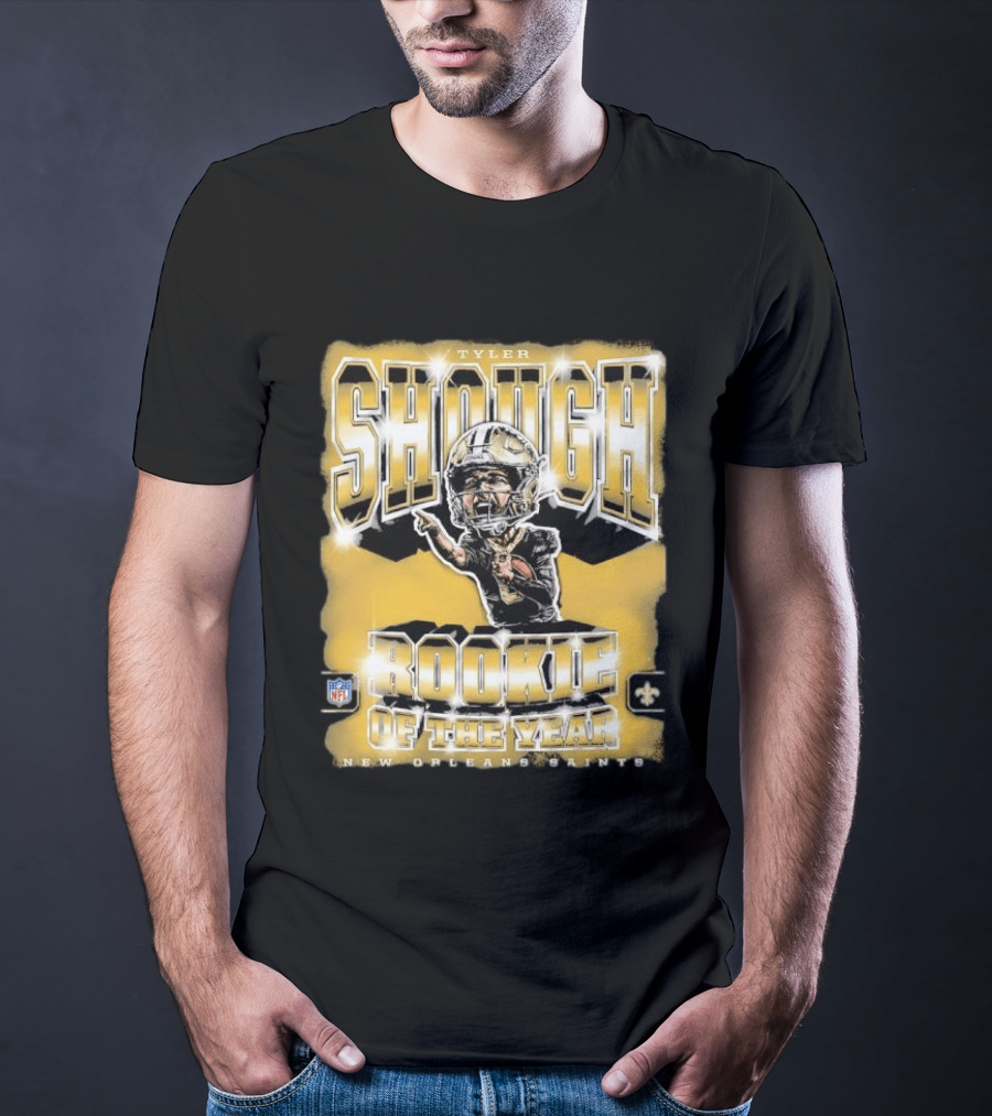 Tyler Shough New Orleans Saints Rookie Of The Year NFL T-Shirt