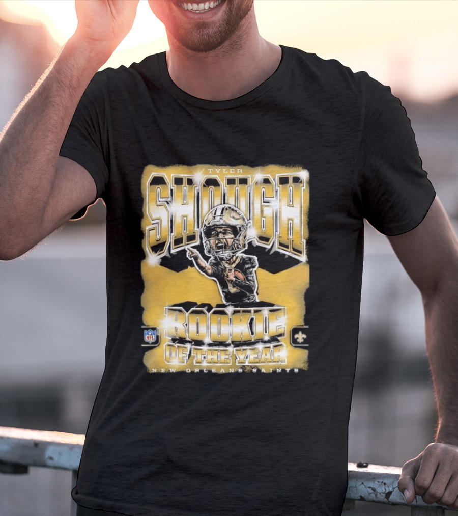 Tyler Shough New Orleans Saints Rookie Of The Year NFL T-Shirt