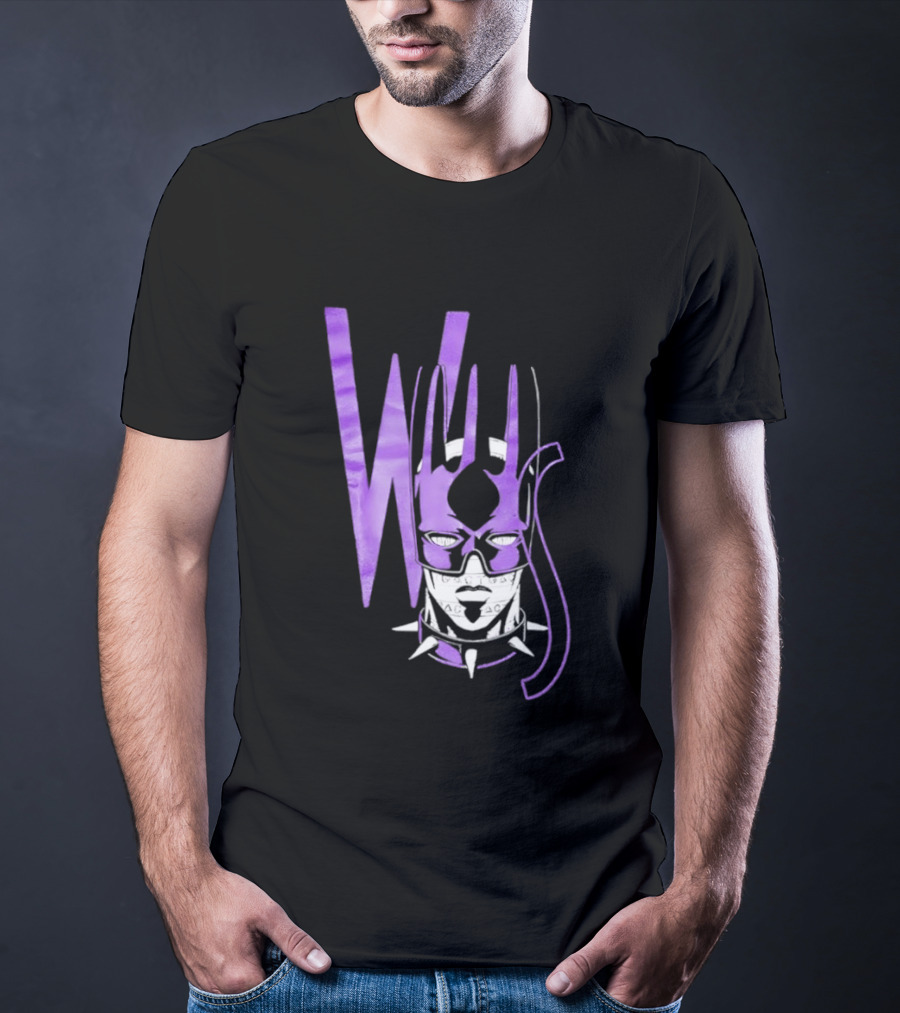 WS Whitesnake JoJo Bizarre Adventure Purple Anime Stand T-Shirt