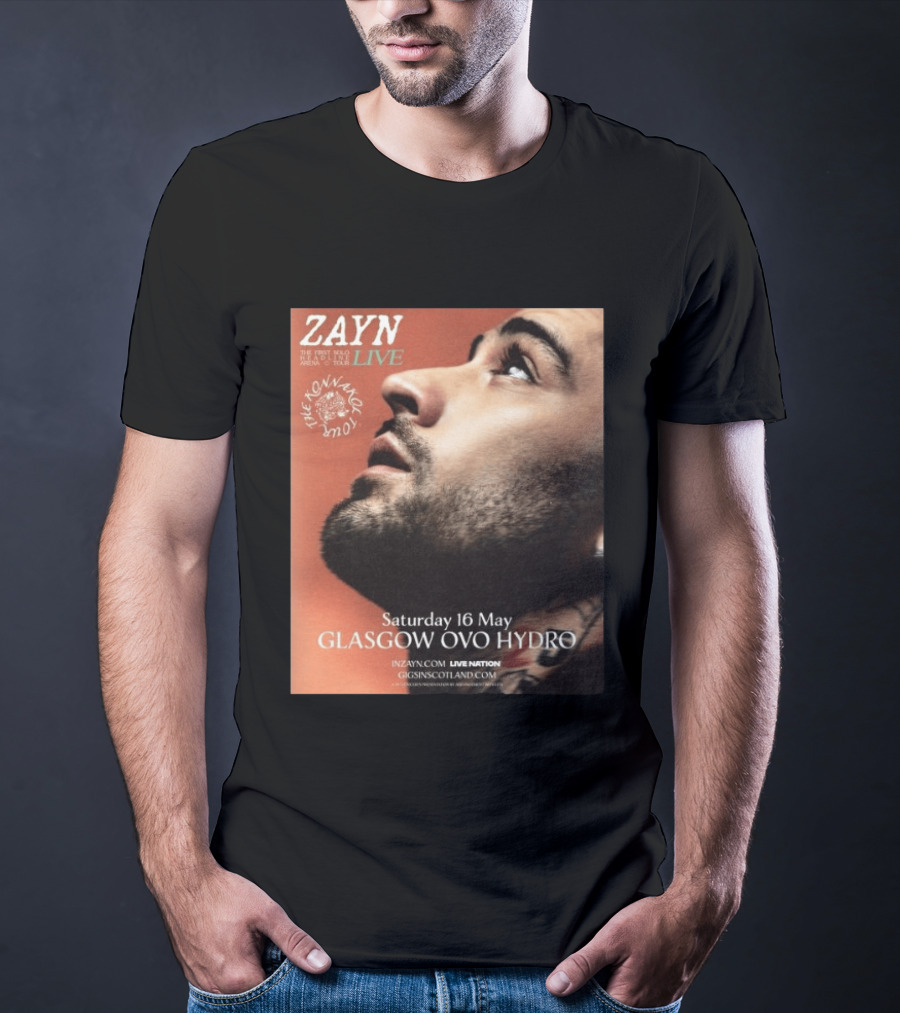 Zayn Live The Konnakol Tour 2026 Glasgow OVO Hydro Saturday 16 May T-Shirt
