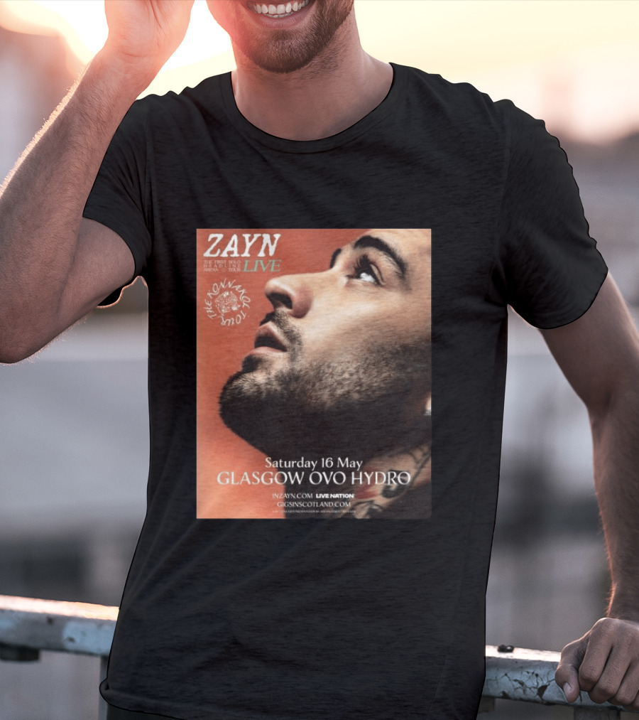 Zayn Live The Konnakol Tour 2026 Glasgow OVO Hydro Saturday 16 May T-Shirt