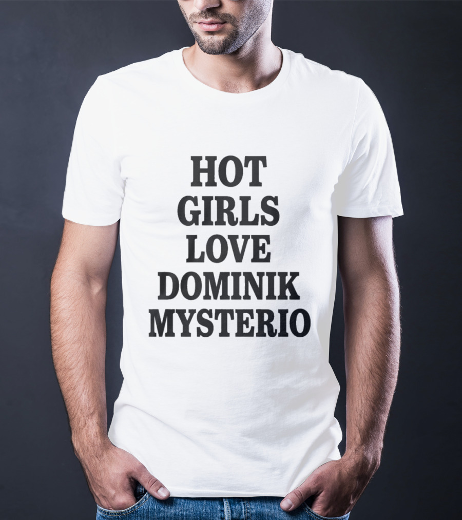 Hot Girls Love Dominik Mysterio Ladies Flowy Cropped T-Shirt