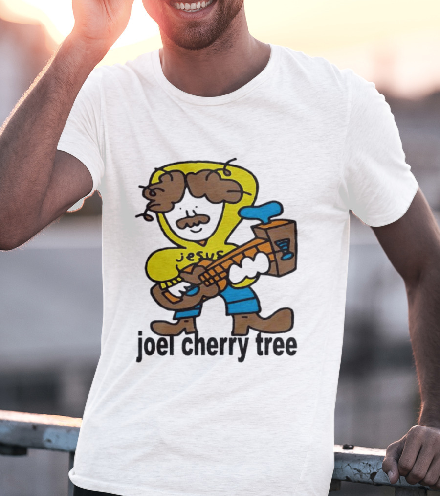 Jesus Joel Cherry Tree Guitar T-Shirt