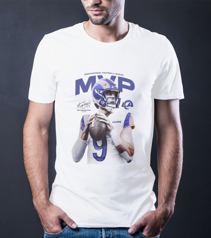 MVP Matthew Stafford Los Angeles Rams 2025 T-Shirt