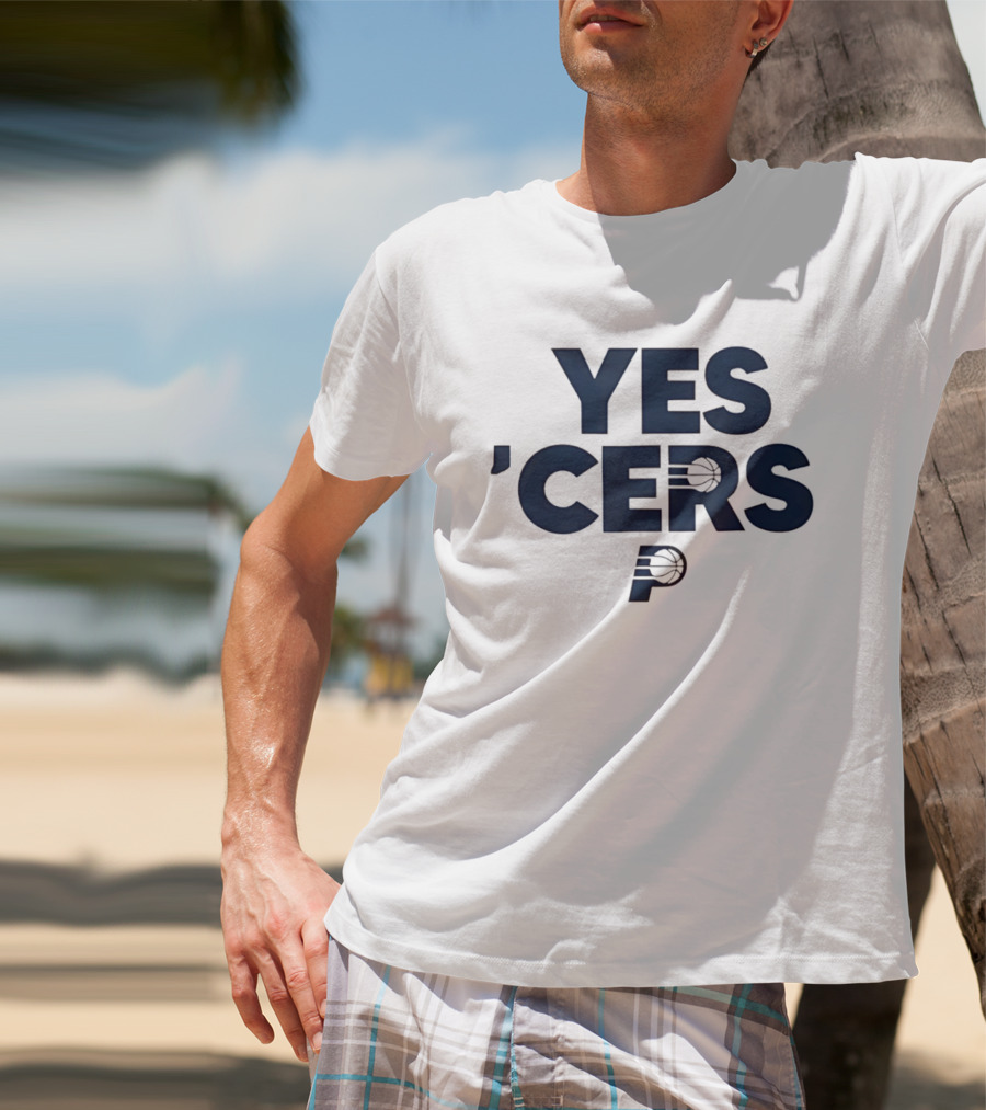 Indiana Pacers Yes 'Cers 2026 Basketball P Team T-Shirt