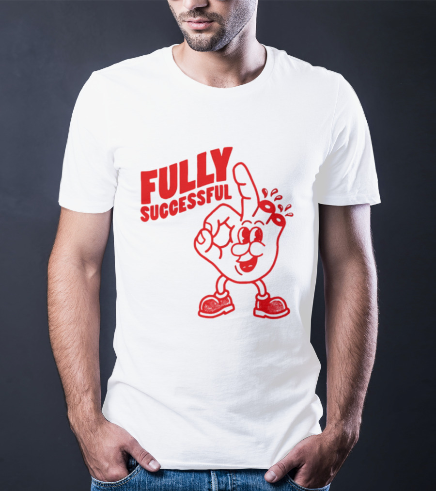 NPS Fully Successful Hand OK Gesture Cartoon T-Shirt
