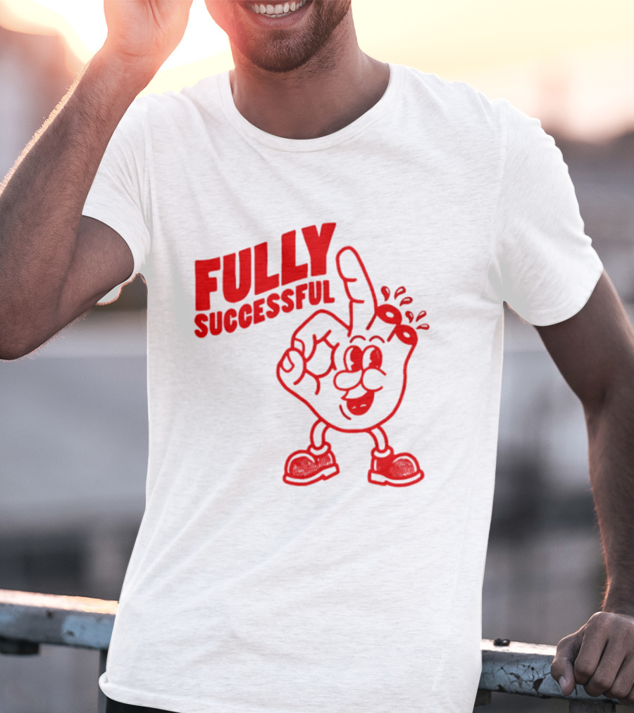 NPS Fully Successful Hand OK Gesture Cartoon T-Shirt