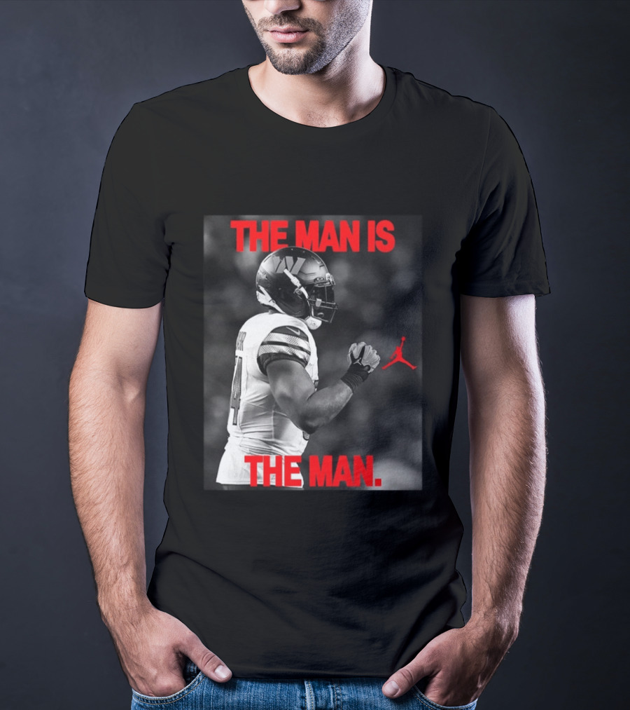 Bobby Wagner Washington Commanders The Man Is The Man Jordan Collaboration T-Shirt
