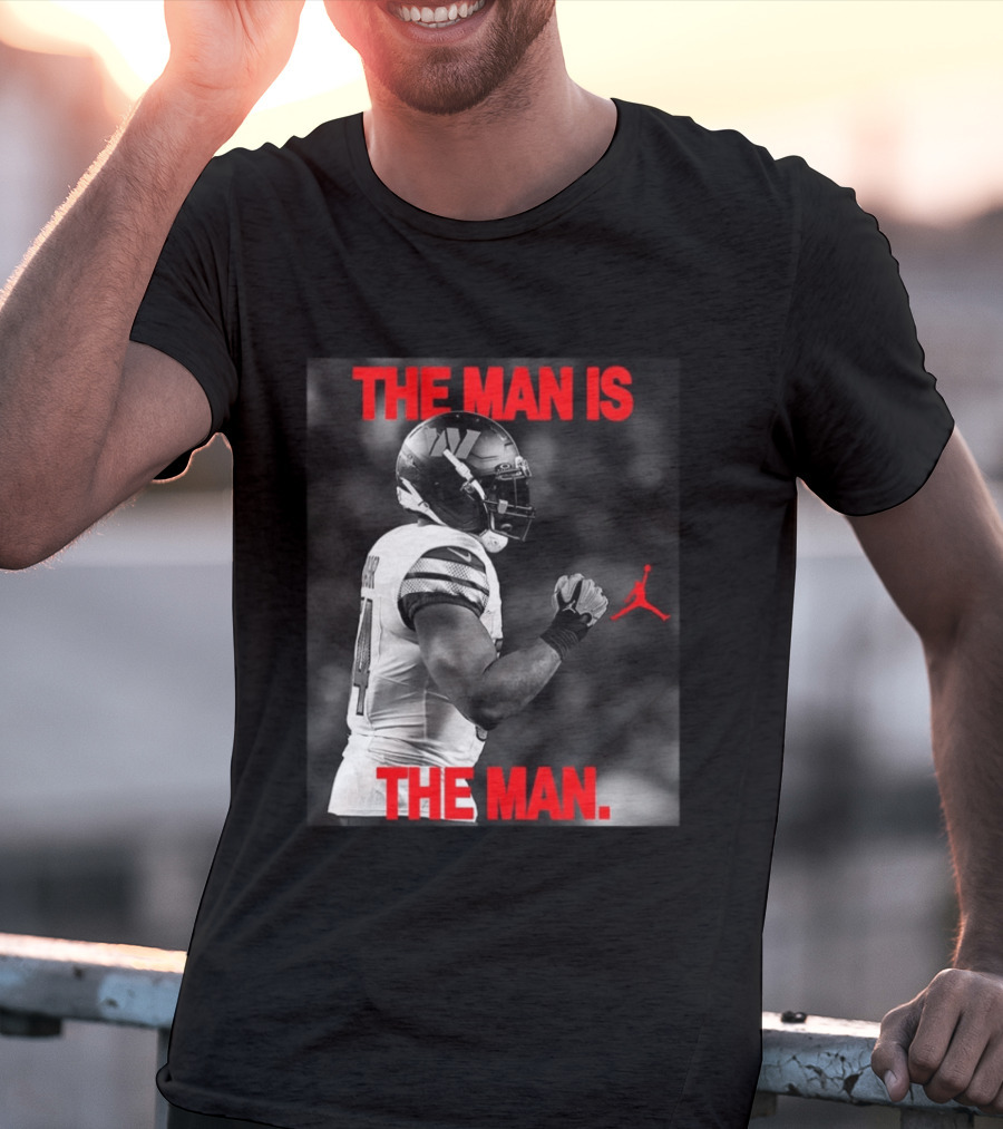 Bobby Wagner Washington Commanders The Man Is The Man Jordan Collaboration T-Shirt