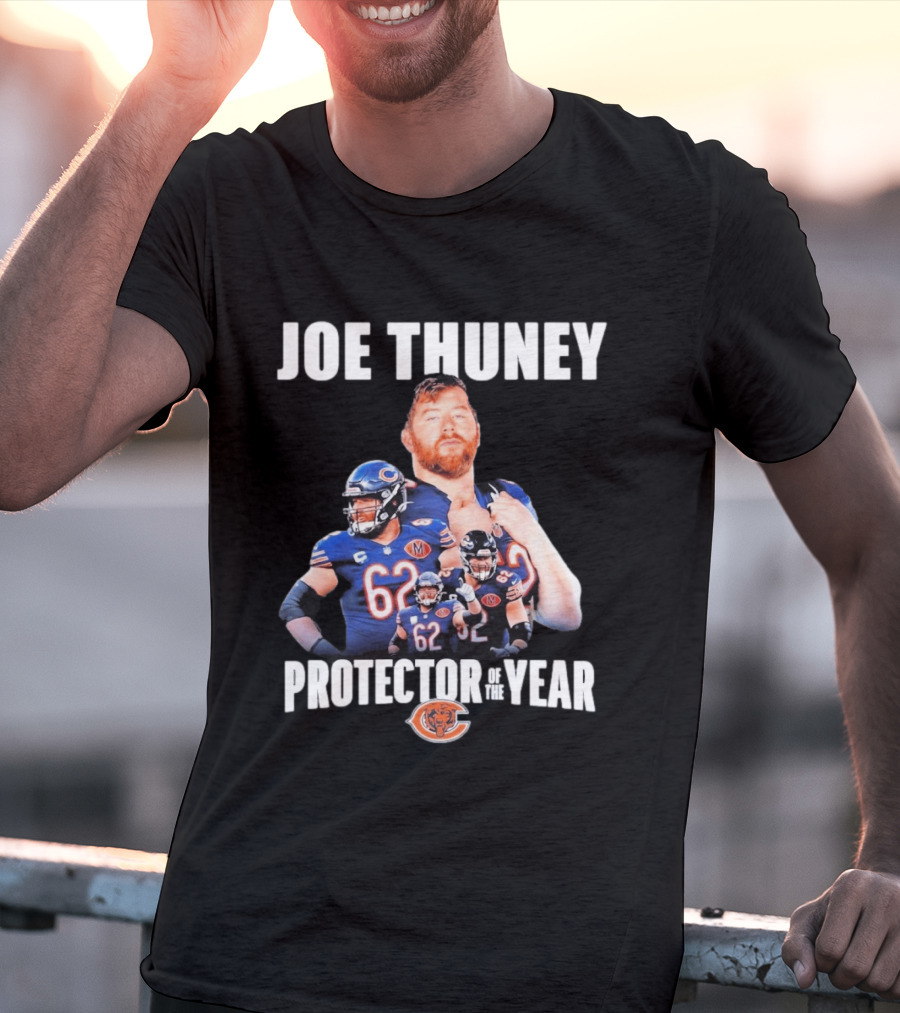 Joe Thuney Chicago Bears Protector Of The Year 62 T-Shirt