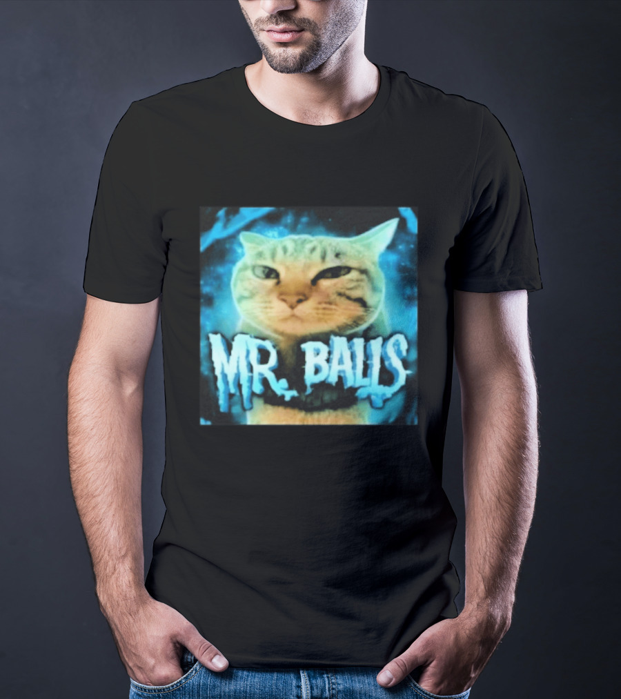 Mr Balls Cat T-Shirt