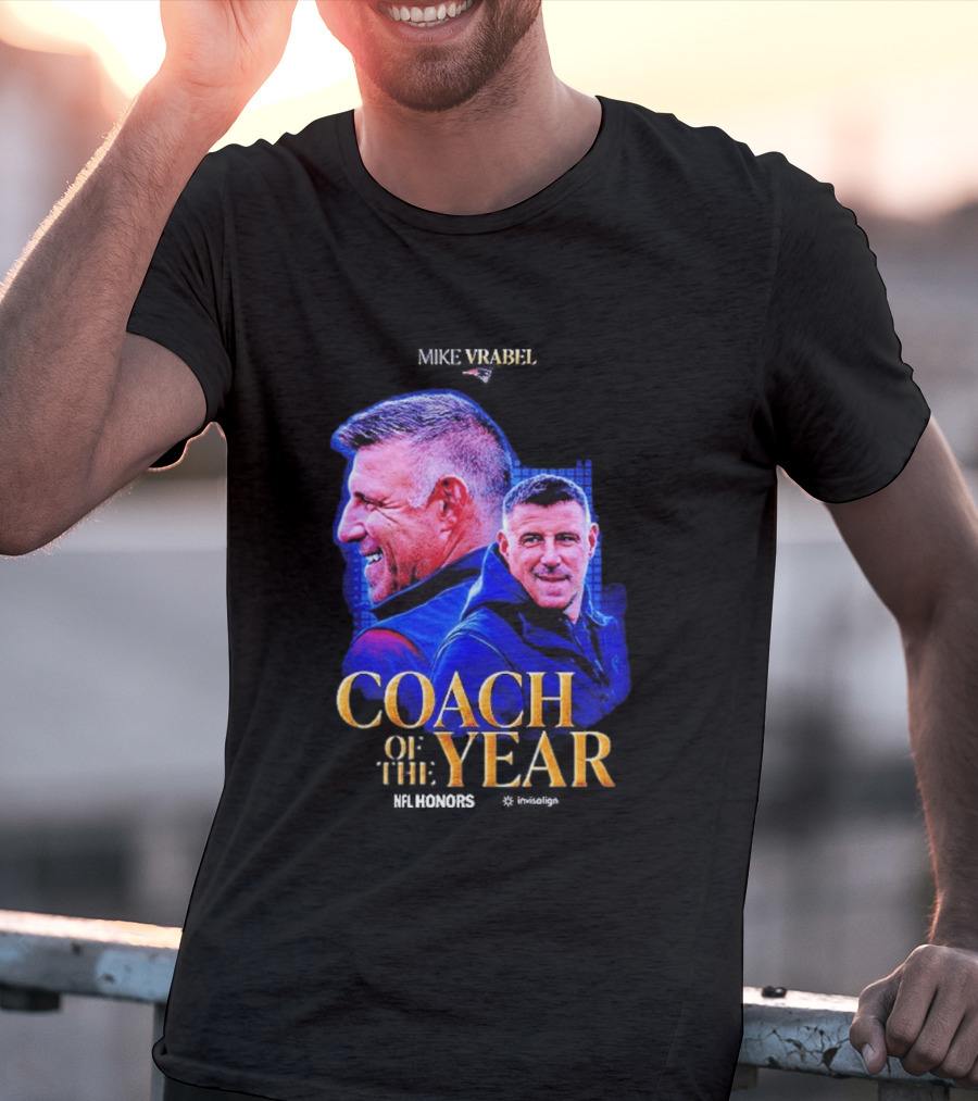Congrats Mike Vrabel NFL Coach Of The Year 2026 T-Shirt