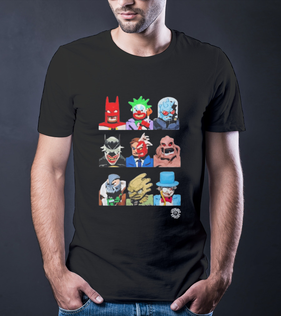 Spooky Vameee 2026 Parody Mashup Clown Villains Collection T-Shirt
