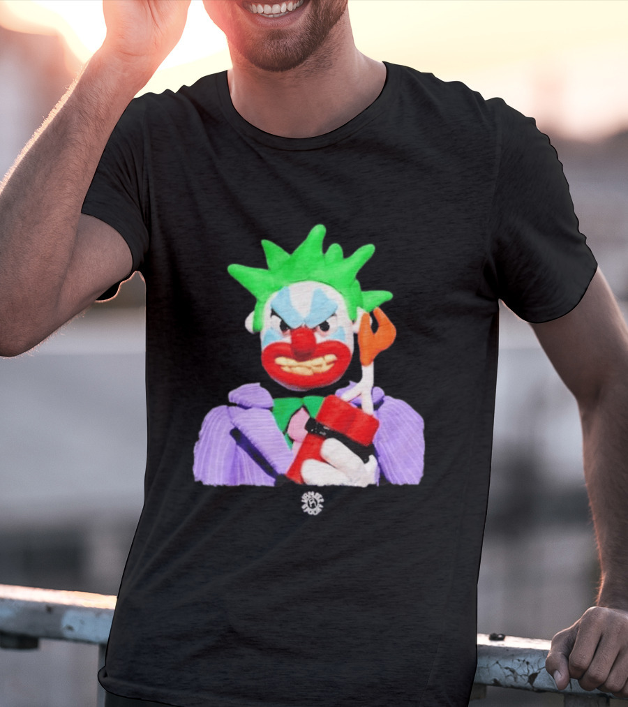 SPOOKY X VAMEEE Joker Clown Holding Dynamite T-Shirt