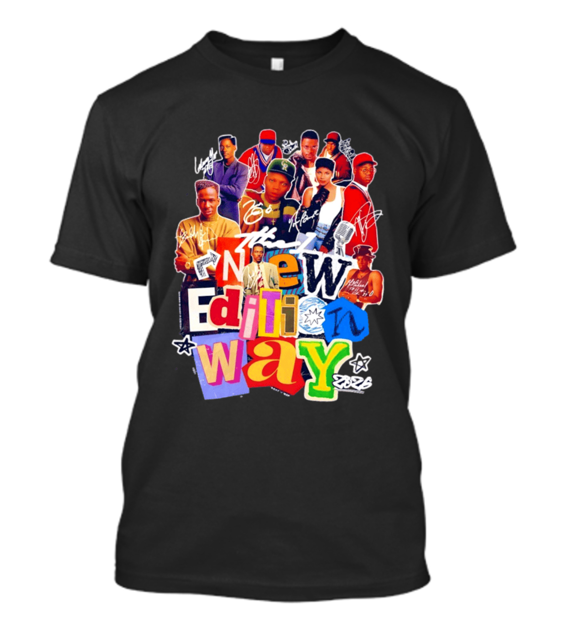 New Edition 2026 Signatures Collage T-Shirt