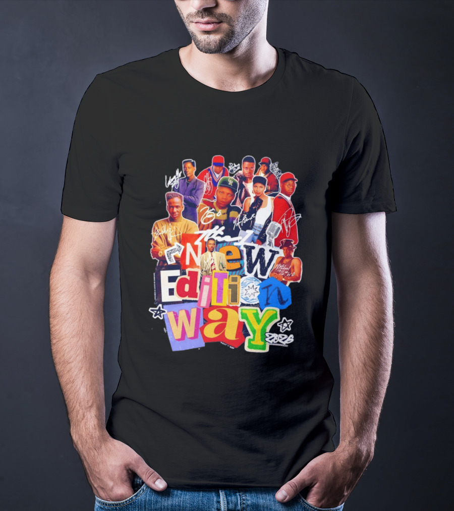 New Edition 2026 Signatures Collage T-Shirt