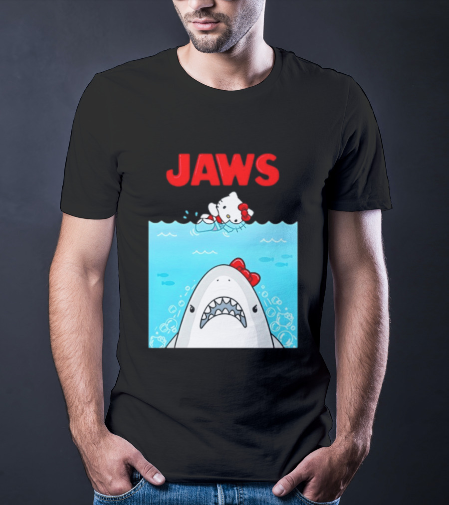 Hello Kitty Jaws Universal Studios Collaboration T-Shirt
