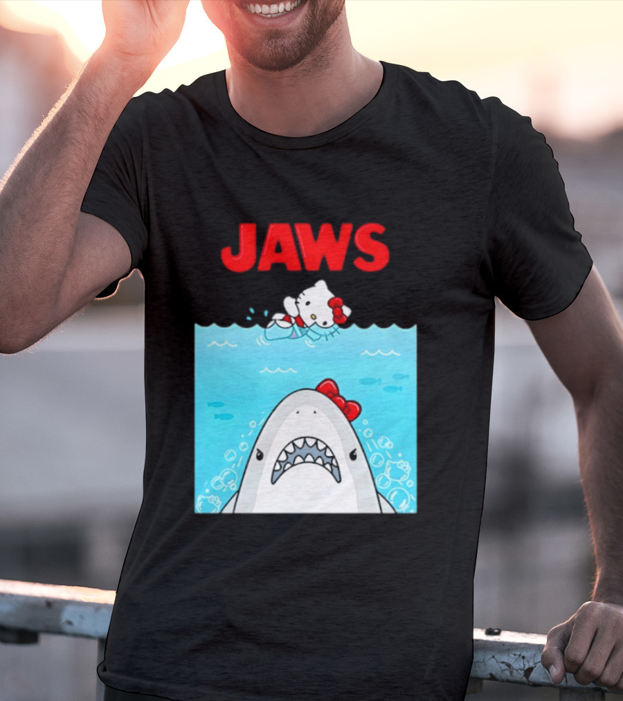 Hello Kitty Jaws Universal Studios Collaboration T-Shirt