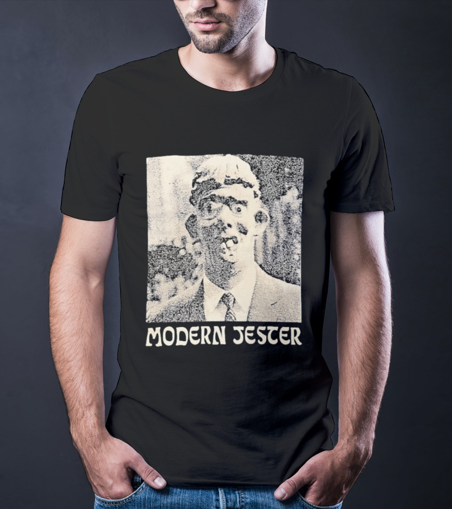 Modern Jester Aaron Dilloway Album Cover Art Distorted Face T-Shirt