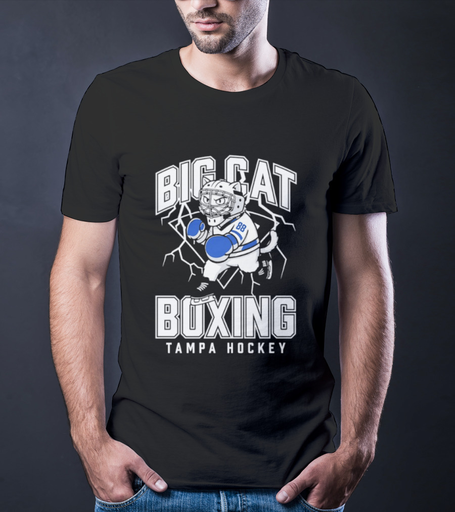 Big Cat Boxing Tampa Hockey Lightning 88 T-Shirt