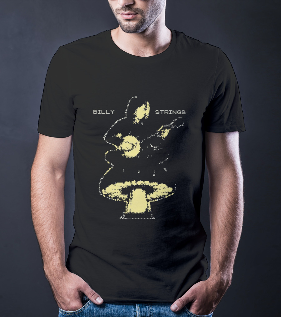 Billy Strings Winter 2026 Tour Banjo Rabbit Mushroom T-Shirt