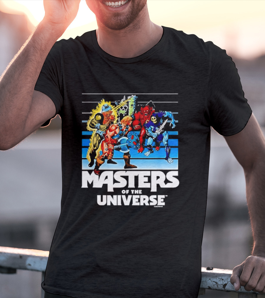 Masters Of The Universe He Man Skeletor And Characters Clash T-Shirt