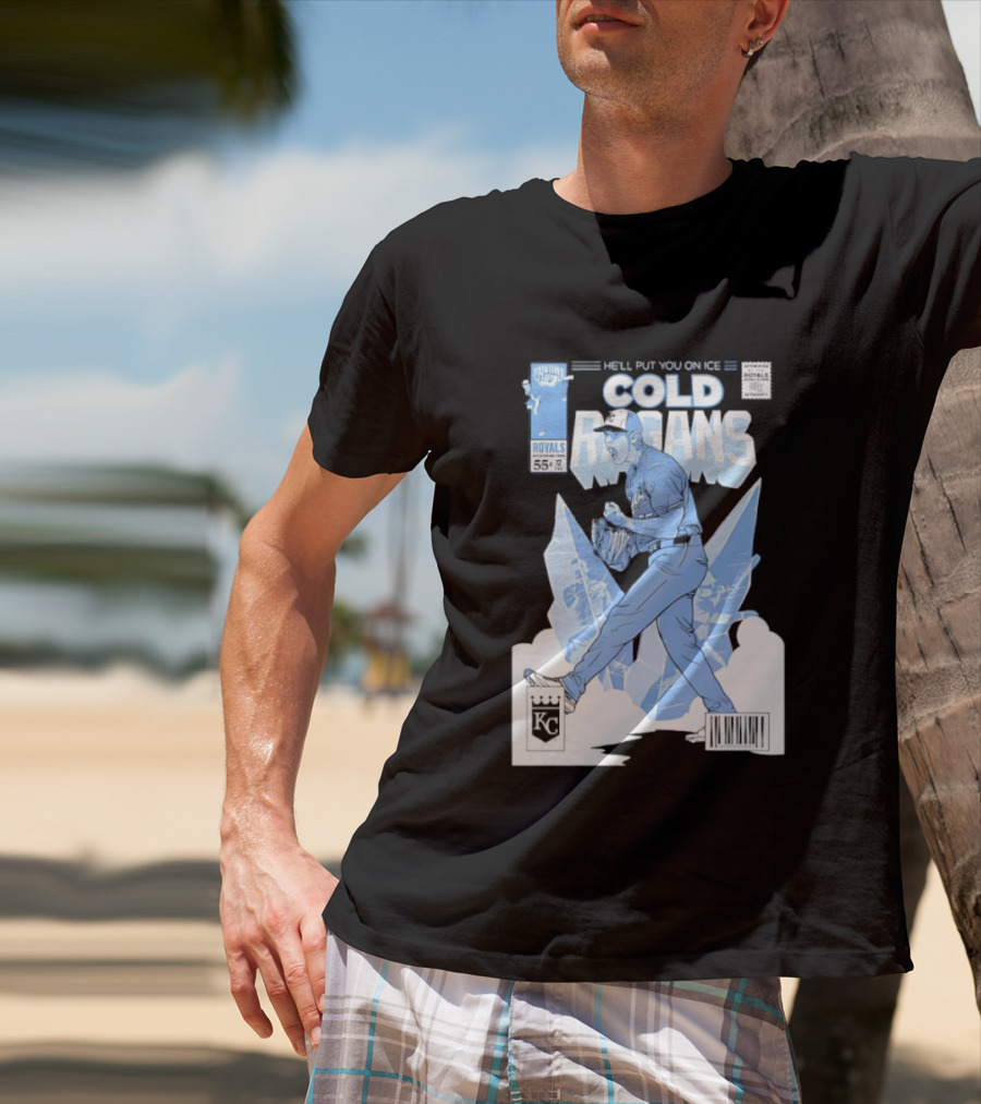 Kansas City Royals Cold Cole Ragans He'll Put You On Ice T-Shirt