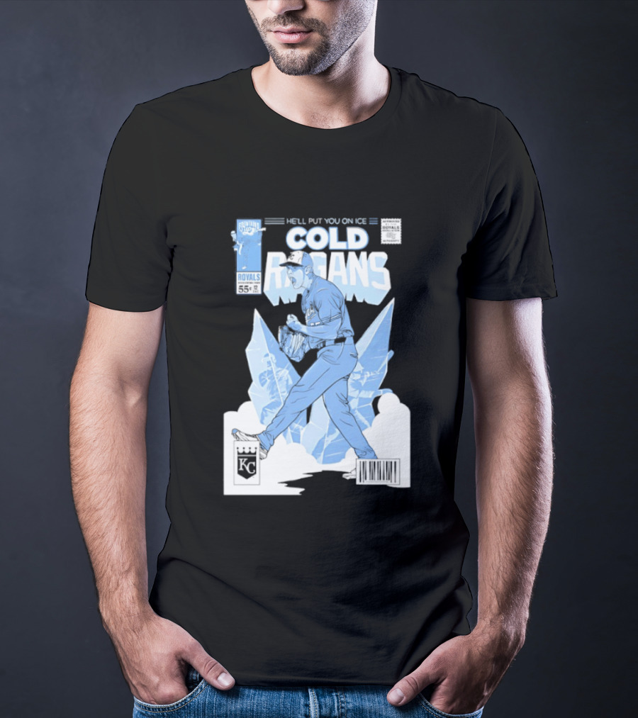 Kansas City Royals Cold Cole Ragans He'll Put You On Ice T-Shirt