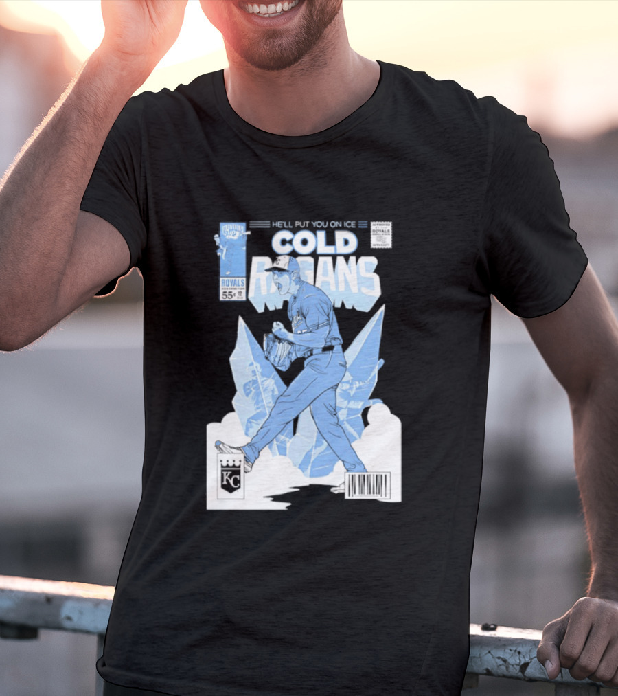 Kansas City Royals Cold Cole Ragans He'll Put You On Ice T-Shirt