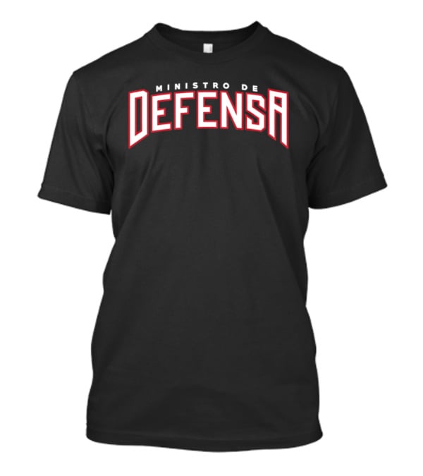 Ministro De Defensa Bold Typography Sports T-Shirt