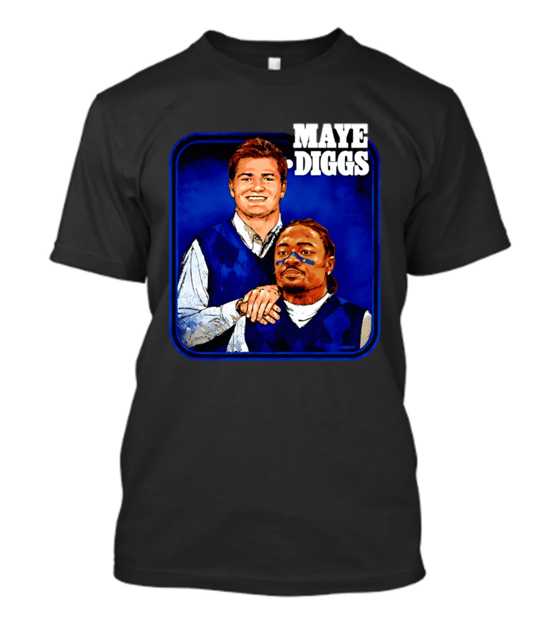 Drake Maye Stefon Diggs Step Brothers Comedy T-Shirt