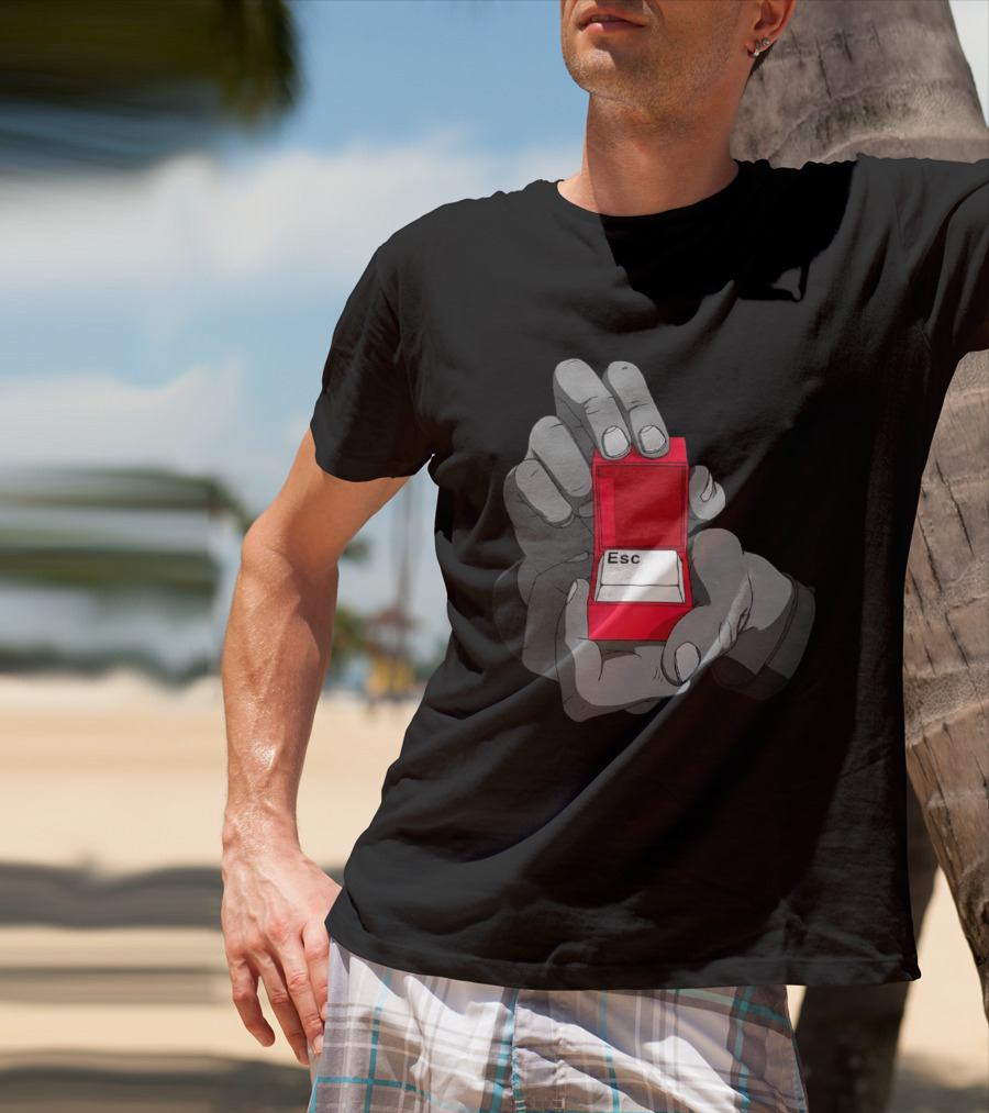Red Box Proposal ESC Key Meme T-Shirt