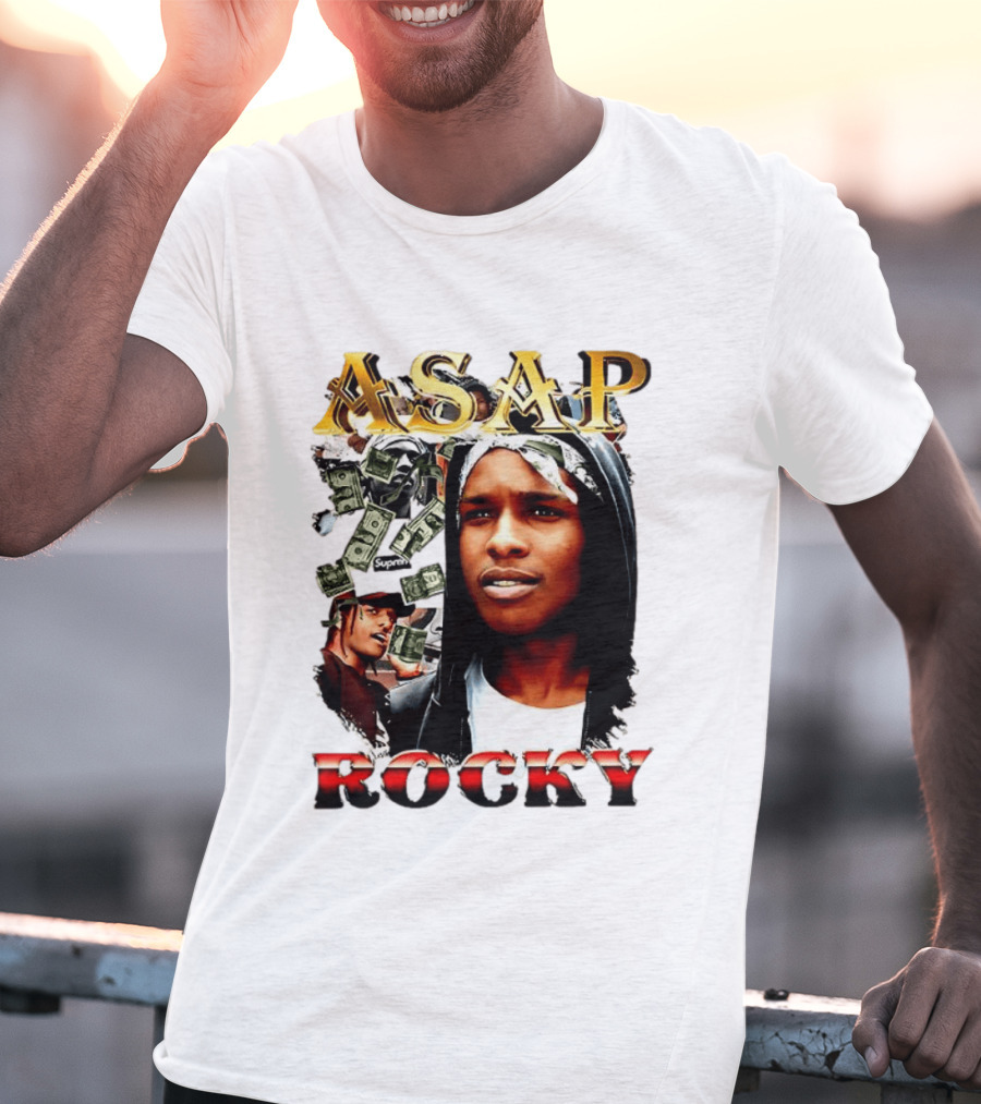 ASAP Rocky Supreme Dollar Money Music Lover T-Shirt
