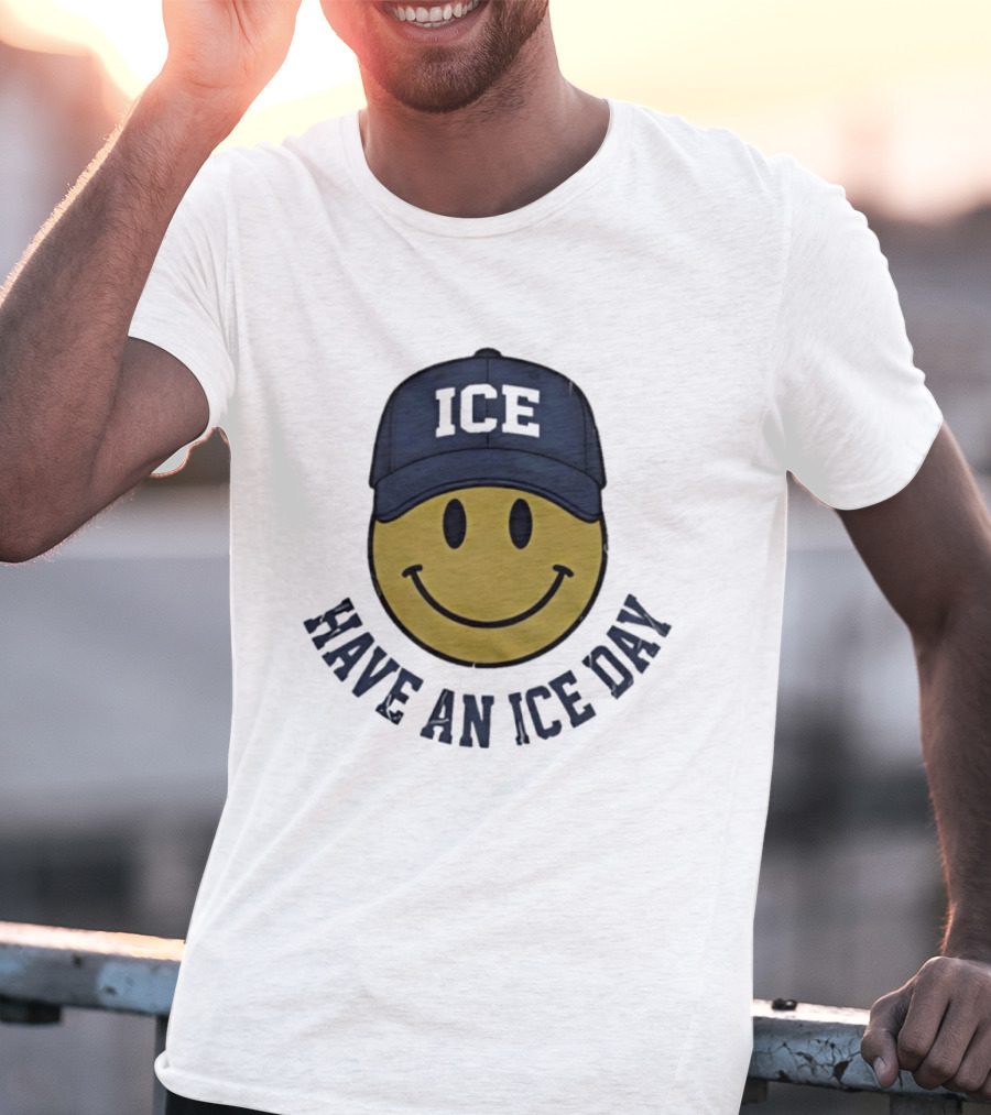 Have An Ice Day ICE Smiley Face Youth T-Shirt