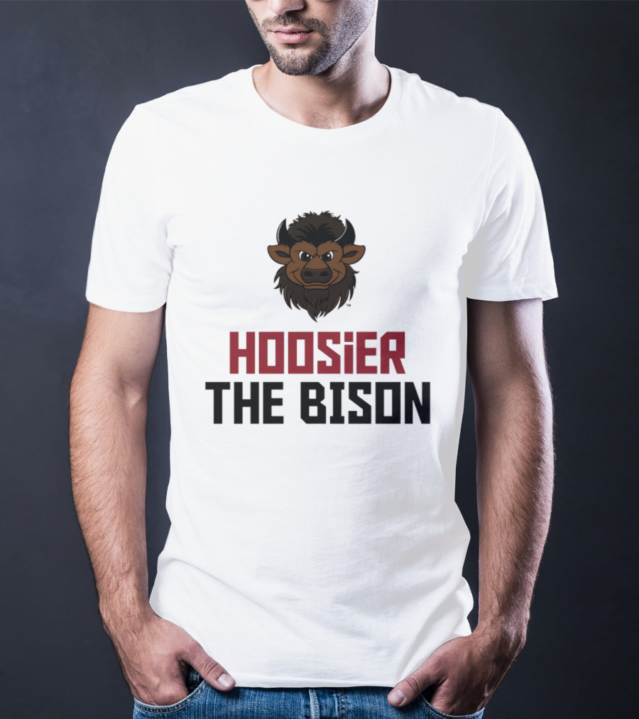 Hoosier The Bison Indiana Squared Off T-Shirt