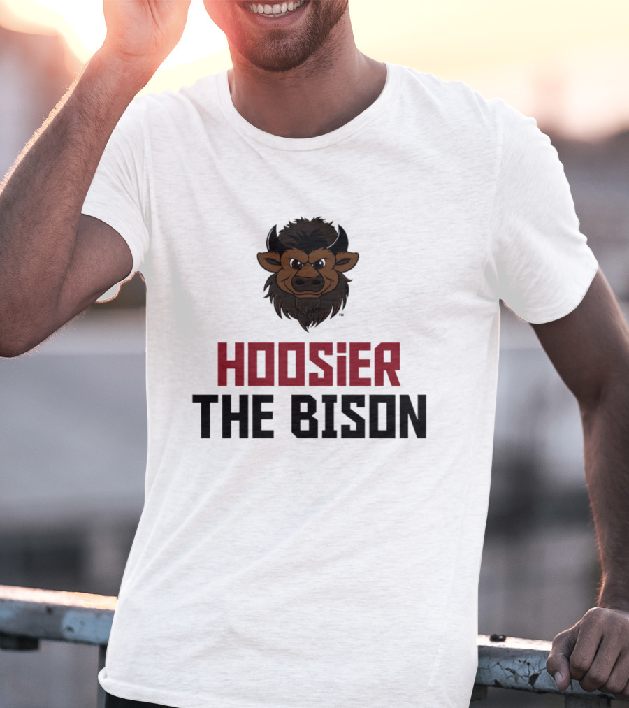 Hoosier The Bison Indiana Squared Off T-Shirt