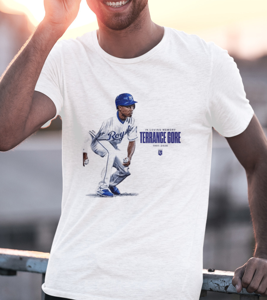 Kansas City Royals Terrance Gore 1991 2026 RIP In Loving Memory T-Shirt