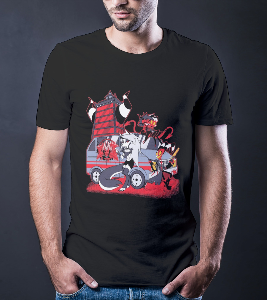 SpindleHorse IMP Van Characters Cartoon T-Shirt