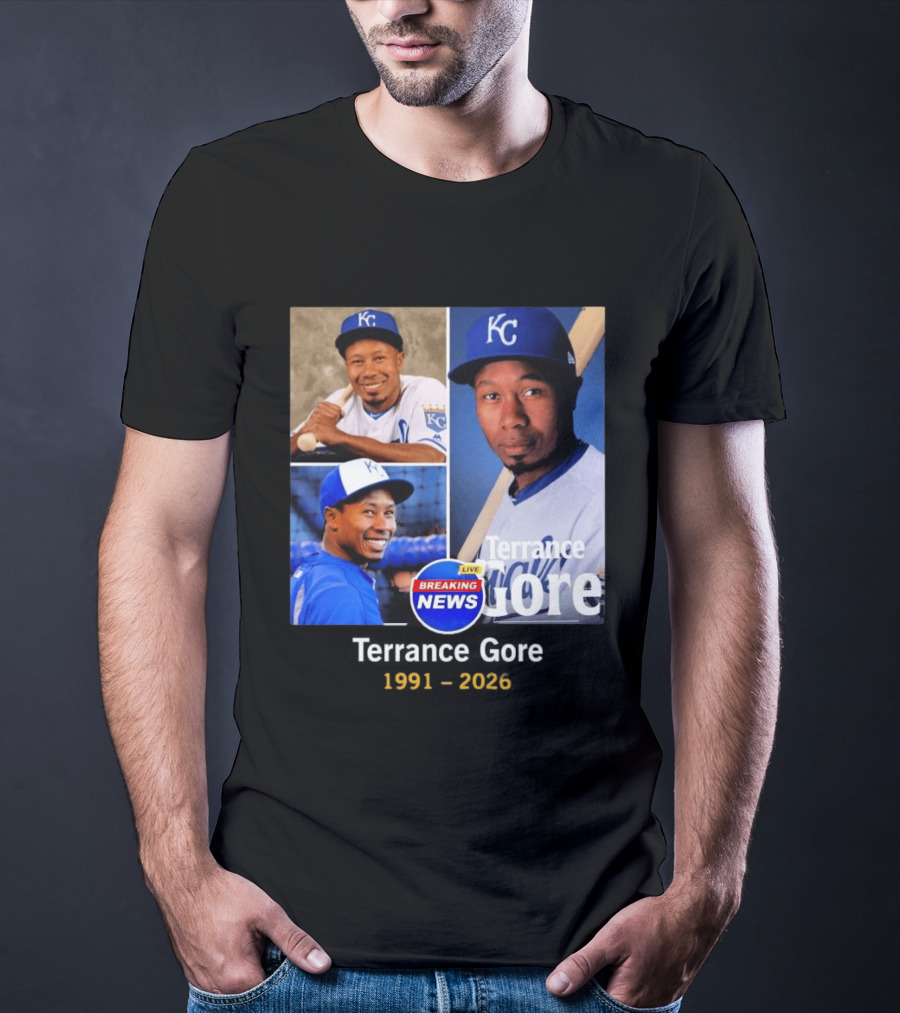 Terrance Gore Kansas City KC Breaking News 1991 2026 T-Shirt